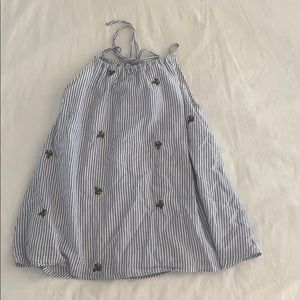 halter cactus striped top